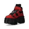New Rock - MWALL285S6 Plattformstiefel - Schwarz/Rot Product image